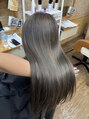 スパイラル 広小路店(SpiraL) ブリーチ1回でできるアッシュグレーカラーです!透明感抜群!