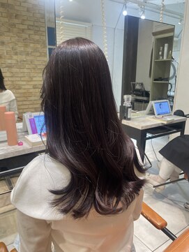 アジールヘア 池袋東口店(agir hair) ディープラベンダー/艶カラー/艶髪/透明感カラー/池袋