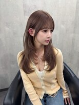 ラベル 渋谷(LAVEL)&nbsp;大人かわいいミディアムレイヤー/ザクザクレイヤー/ワンホンヘア