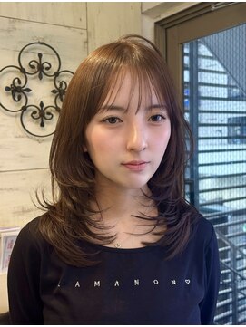 ヘアーアンドメイク シークタチカワ 立川店(Hair&Make Seek) 【澤飯】韓国ハッシュカット×明るめキャラメルベージュ
