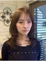 ヘアーアンドメイク シークタチカワ 立川店(Hair&Make Seek) 【澤飯】韓国ハッシュカット×明るめキャラメルベージュ