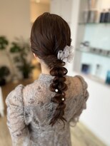 ルシードスタイル　ムースユイット(LUCIDO STYLE mousse8)&nbsp;【ヘアアレンジ】ゆるっと編みおろし