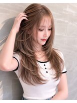 ヘアプレイスソル (HAIR PLACE SoL)&nbsp;ミディアムレイヤー/ハッシュカット/小顔レイヤー