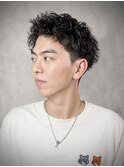 【刈り上げスパイキーショート】メンズパーマ/ピンパーマ/短髪