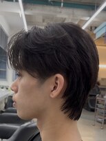 テンション(tension)&nbsp;センターパートメンズカット眉毛カット札幌駅大通駅バスセンター