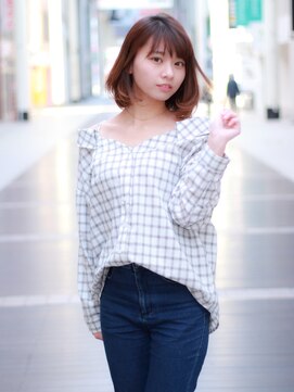 レガーミ(Legami) 【Legami】ななめバング×小顔ボブ