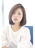 大人可愛い☆ボブナチュラルストレート
