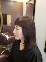ヘアメイク ビス(Hair Make Bis.) セミロングスタイル