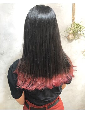 ニコ(nico...) テールカラーレッド