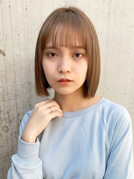 レア 渋谷(Le'a) 【Le'a渋谷Jo】ミニボブ_透け感_暖色系カラー