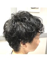 エヌドットバーバー ギンザ(N.BARBER GINZA)&nbsp;ショートウルフ/スパイラルパーマ【銀座】<理容室>