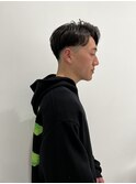 10代20代ビジネスマンアップバングシークレットパーマ