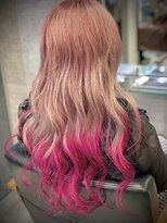 キャラ シャローネ 池袋(Chara Chalone)&nbsp;資生堂カラーミューズ/ピンクグラデーション/レイヤースタイル