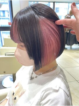 ユーフォリア 新宿店(Euphoria) ピンキーインナーボブ