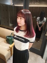 エイト 池袋店(EIGHT ikebukuro)&nbsp;顔周りレイヤーピンク☆遠田