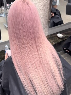 ペレ 栄店(PELE) 前髪/マチルダボブ/ピンクベージュ/インナーグレージュ/栄