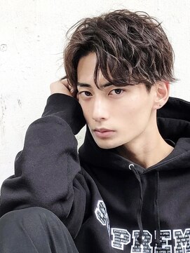 ニュアージュ 表参道 南青山(Nuage’) サーフカールフェザーパーマツイストスパイラルmen's表参道青山