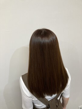 ヘアープロデュース ラピセット 松山(Lapset) 20代30代40代大人可愛いストレートブルーブラック透明感