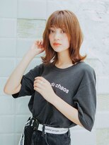 アゲート(Agate)&nbsp;【錦糸町美容院Agate】ニュアンスカラー☆ガーリーウェーブ巻きh