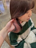 サンバイセライロ 千葉(SAN. by celilo)&nbsp;フェイスレイヤー/インナーカラー/ベビーピンク