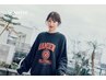  【平日限定】オーガニックハーブカラー+カット+マーブ+FREEDO￥14200→