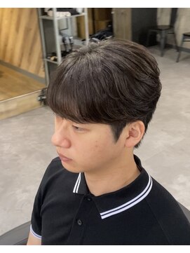 ビカムメンズヘアー 栄店(become men's hair) 毛流れシースルーマッシュ