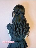 お花ヘアセット