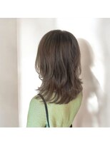 エムエーヘアースタジオ(M/A hair studio.) 切りっぱなしレイヤー/グレージュ