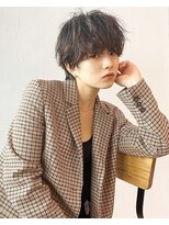 マッシュショートスパイラルパーマ