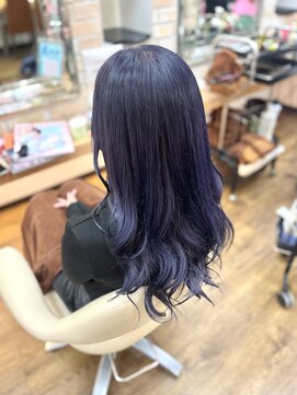 ヘアーブランシェ 貝塚店(HAIR Branche) ラベンダーカラー