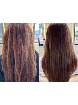 《大人気★話題の酸性ストレートあり》ダメージを最小限に抑えた施術で、髪の悩みを解決してくれる！