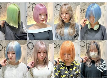 Ops hair 大名店 ケアブリーチ/ブリーチ/ハイトーン/エクステ