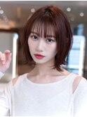 20代30代かわいい/顔周りレイヤー/髪質改善/髪質改善ストレート