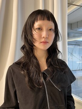 ダブ アオヤマ(DaB AOYAMA) 顔まわり似合わせカットデザインカット顔まわりレイヤーオン眉