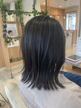 アドラーブル 長岡リップス旭岡店(adorable) 20代30代40代髪質改善艶感ストレート外ハネ透明感