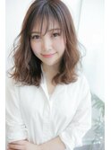 愛され系ゆるふわウェーブと、シースルー♪