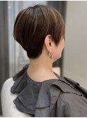 本八幡×アディクシーカラー×髪質改善ストレート×大人ショート
