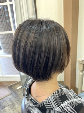 アルターリール(aL ter Rire) くびれヘア/アプリコットオレンジ/ハイライトカラー/中村郁未