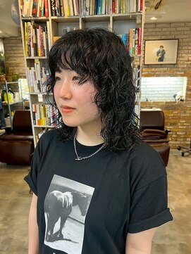 リブロ 三軒茶屋(LIBRO) ミディアムショートウルフミニボブくびれボブ