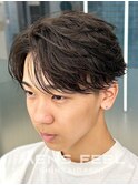 フェザーパーマ スパイキーショート サーフカール 心斎橋