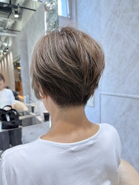 ロンドロゼ 池袋(Lond rose) ♪暗めカラー/ショートボブ/マロンベージュ/くすみベージュ/8