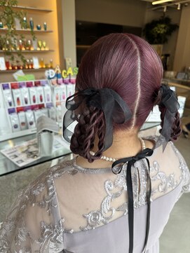 アチーブティルスマートサロン 豊川末広通店(achieve till Smart Salon) #お呼ばれヘアセット