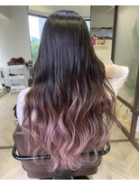 ボタニウム バイ アールサロン(BOTANIUM by RrSALON) ダメージレス美髪グラデーション×ピンクシルバー