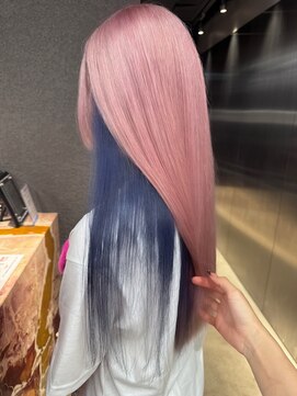 エン 栄店(enne) 大人ガーリー/ダークアッシュ/ミディアムレイヤーカット/栄