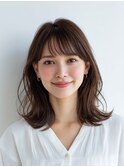 レイヤーカット/イメチェン/外ハネボブ/美髪/ワイドバング/髪型