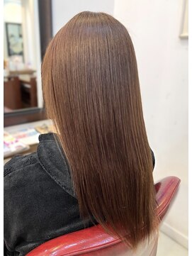 イングレス(INGRESS) カラーしながら柔らか艶髪ストレート