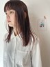 【似合わせカット+ダメージレス低アルカリカラー】 ¥11200→