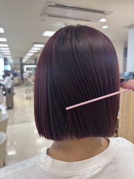 ケンジ 平塚ラスカ店(KENJE) ワインレッド/ダークブルー/デジタルパーマ/平塚駅