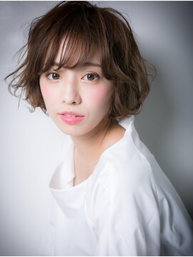 カバーヘア ブリス 戸田公園西口店(COVER HAIR bliss) *bliss戸田公園*大人かわいい♪Aラインゆるふわ小顔ボブx