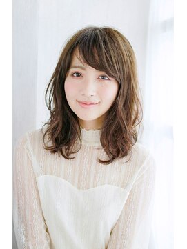 ロア ミオ 仙台駅前(Loa mio) 【Loamio】透け感ライトグレージュカール【30代/40代/50代】